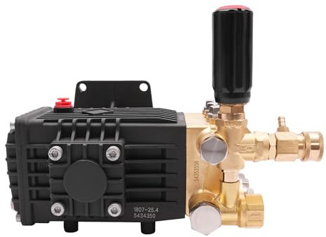 3/4 Shaft Horizontal Pressure Washer Pump Max 4000 PSI @ 4 GPM Replacement Pump Compatible with Honda GX390 Power & Most 9-15 hp Engines