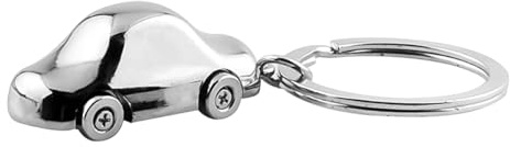 Tiardey Porte-clés de modèle de Voiture en métal Porte-clés de Voiture en métal argenté Porte-clés de modèle de Voiture en métal Porte-clés de Luxe en métal Cool pour Hommes et Femmes