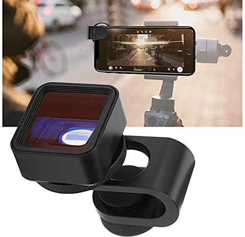 SustVita Mobile Anamorphic Lens, 1.55X Widescreen Deformation Filmmaking Lens with Premium Alloy Optical Glass for Phones iOS Pad
