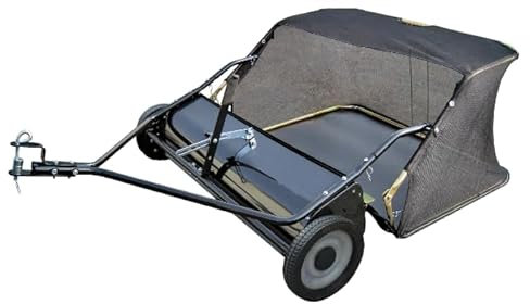 Spectrum SP31128 Towed Lawn Sweeper, 137cm Width, 470L Hopper, Steel Housing
