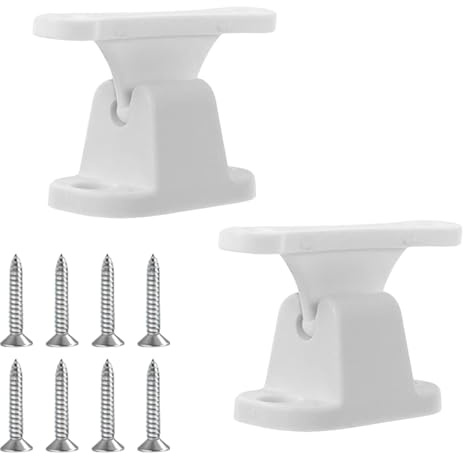 EUYKQNOI Fermo Per Porta Roulotte E Camper,Sicura Per Porta Camper,Fermaporta Camper,Camper T Forma Di Nylon Fermaporta Kit,Fermo Supporto Per Porta Camper Per Camper,Roulotte,Armadietto,Camper,2PCS