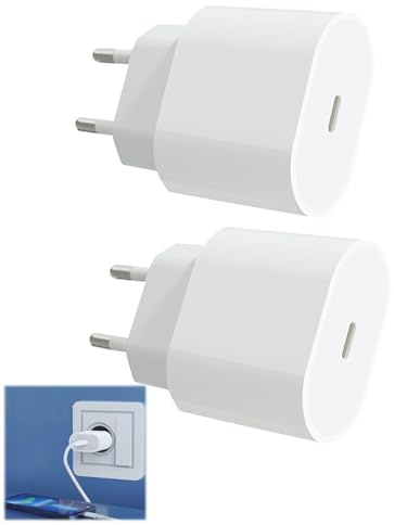 GVTCO USB C StromüBertragungsmodul 30w Mit USB-C Stecker – 2-StüCk Kompatibel Mit iPhone 17/17 Air/16/16 Pro Max/15/15 Pro/15 Plus/14/13/12/11/Se/Xs, Ipad Sowie Samsung Galaxy S24/S23/S22