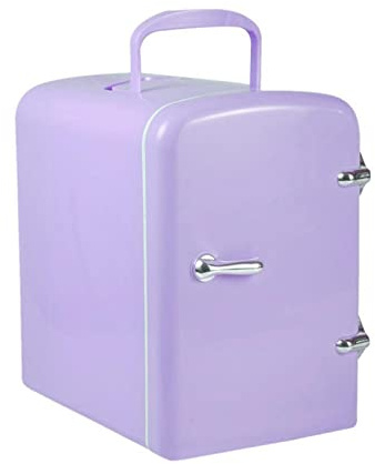TVAFEDS Mini Fridge Mini Fridge Cooler Portable Personal(Purple)