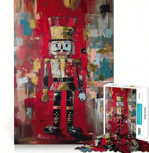 Original Nutcracker Abstract Art Jigsaw Puzzles for Adults 1000 Pieces Fine Logic Toy Casual Relax Neat Edge Fine Art Piece (38x52cm)