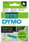 DYMO D1 étiquettes autocollantes authentiques | rouleau de 12 mm x 7 m | impression en vert sur fond noir | pour étiqueteuses LabelManager