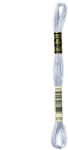 DMC 6-Strand Embroidery Cotton Floss, Ultra Very Light Antique Blue