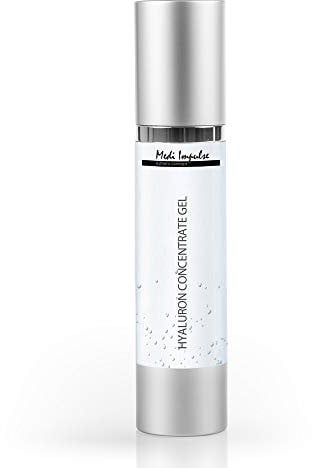 Premium Hyaluron Serum – 50 ml – Anti Aging Creme gegen Falten – Für Gesicht, Augenpartie & Dekolleté - Medi-Impulse Anti-Falten Creme für Frauen & Männer made in Germany