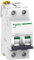 disjoncteur - schneider acti9 ic60h - 2 pôles - 20 ampères - courbe c - a9f87220