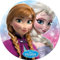 Unbranded 8010097 Reine des Neiges Set di 6 Melamina Piatti / 22.7 x 20.3 x Red Plastic 1,4 cm
