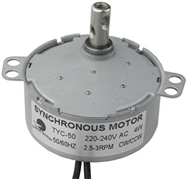 Moteur synchrone TYC-50 220V AC 2.5-3RPM CW/CCW Le Couple élevé du Barbecue Mini Moteur électrique à réducteur