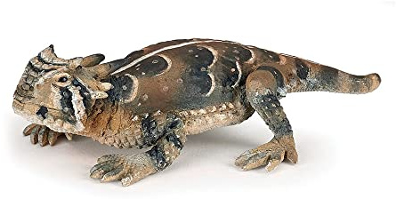 Papo -Handbemalt - Figuren -Wildtiere Der Welt-Horneidechse-50247-Sammelbar-Für Kinder - Geeignet für Jungen und Mädchen - Ab 3 Jahren