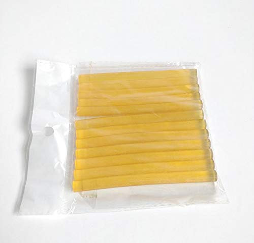 Hot Glue Sticks Heat Insulation Film for Hair Extensions Keratin Gun Bond 12pcs(Yellow Color)
