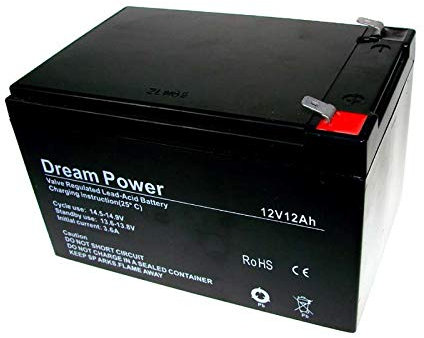 Dream Power Batterie AGM Gel Maintenance Free 12V 12Ah