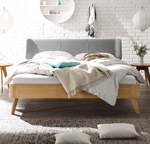 Hasena Oak Bianco Bett Masito 25 mit Kopfteil Boga 200x200