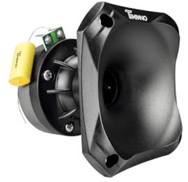 TIMPANO TPT-DH175 Slim Driver Horn, 1 Zoll Phenol-Treiber + Plastik Slim Horn - Driver Horn ideal für kompakte 2/3-Wege-Systeme - Glatter, erweiterter Frequenzgang über ein breites Band