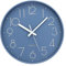 ACCSHINE Wanduhr Ohne TickgeräUsche Lautlos Modern 30cm Quarz Groß Batterie Betriebene Wanduhr Einfach zu Lesen für Zimmer Zuhause KüChe Schlafzimmer Büro Schule (Blau)