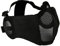 NC Máscara de Malla Plegable Airsoft-Media máscara de Malla táctica Militar con protección para los oídos, Adecuada para Paintball, Airsoft/BB/CS