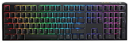 Ducky One 3 Classic Black/White Gaming Tastatur, RGB LED - MX-Speed-Silver (US)