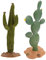FOMIYES 2 Pièces Décor de Cactus Artificiel Faux Plantes Succulentes Faux Cactus Plantes Succulentes Artificielles pour La Décoration de Pièce Maîtresse de Table