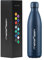 MetaFlask Water Bottle, Insulated Stainless Steel Water Bottle | 12 Hour Hot & 24 Hour Cold | Ideal for Gym, Yoga, Cycling | Leak-Proof (Midnight Navy, 500ml)