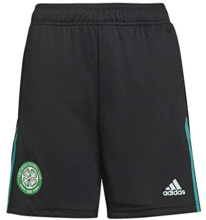 adidas Celtic Glasgow Trainingsshorts Junior 2020/2021, Schwarz, 5-6A, Schwarz