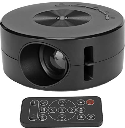 Mini Beamer, Tragbarer 1920 X 1080P-TFT-LCD-Mini Videoprojektor mit Integriertem 4-Ω-2-W-Lautsprecher, Kleiner Projektor mit Diffuser Bildgebung für iOS-, Android-Telefone