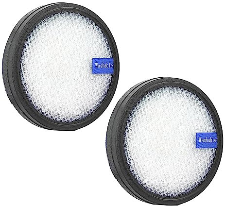 Odashen Paquete de 2 filtros HEPA lavables de repuesto para aspiradora inalámbrica PrettyCare W200