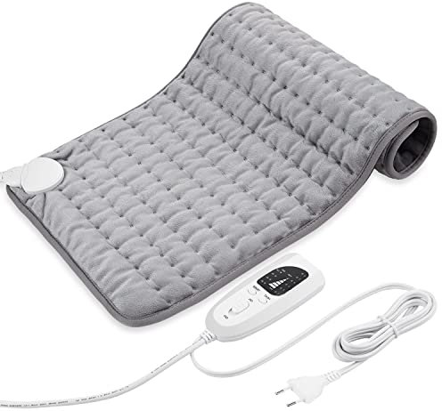 Heizkissen, Wärmekissen für trockene und feuchte, Wärmekissen für Rücken Nacken Schulter Bauch weiche Flanelloberfläche (30 X 60 cm)