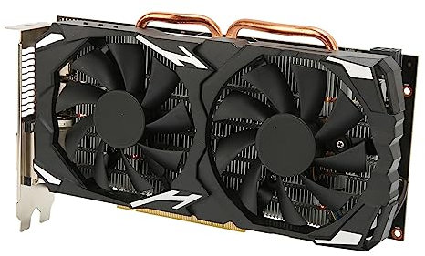 Annadue Schede Grafiche 580, Scheda Video 8K PCIe X16 8GB GDDR5 256bit per PC Gaming, Uscita DVI, Doppia Ventola di Raffreddamento, PCI Express 3.0