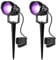 BOSITE 2er Schwarzlicht Strahler,UV Schwarzlichtlampe,LED Gartenstrahler UV mit 1.5M Kabel IP66 Wasserdicht Schwarzlicht Außen,UV Lampe für Glow Party,Halloween,Leuchtreklame,Landschaftliche,Bühne