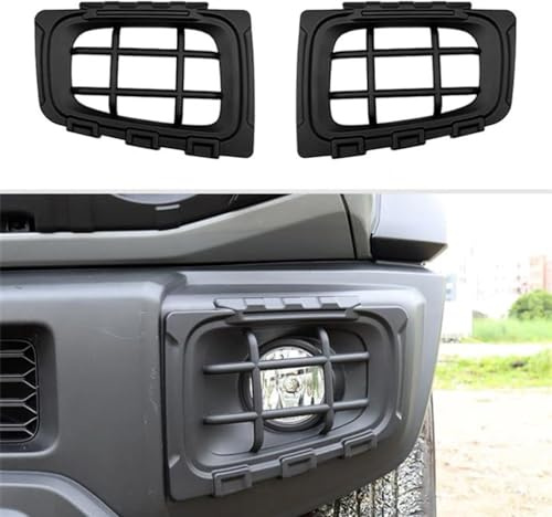 HEYCE ABS Auto Rücklicht Abdeckung Front Nebel Licht Scheinwerfer Abdeckung für Suzuki Jimny 2019 2020 2021 2022 2023 Trim Dekoration Außen Styling Zubehör,Front Foglight Cover
