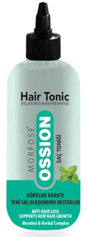 Morfose Ossion Hair Tonic 300 ml – Menthol & Kräuterkomplex – Erfrischt, stärkt & fördert das Haarwachstum – Gegen Haarausfall – Unisex Anwendung