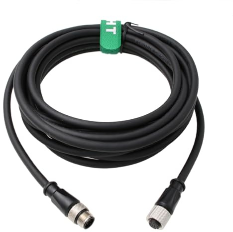 Hangton Verlängerungskabel für DJI Livox Mid-360 Mid-70 Avia Tele LiDAR Sensor, M12 Aviation Stecker A-Coded 12 Pin Stecker auf 12 Pin Buchse 5m
