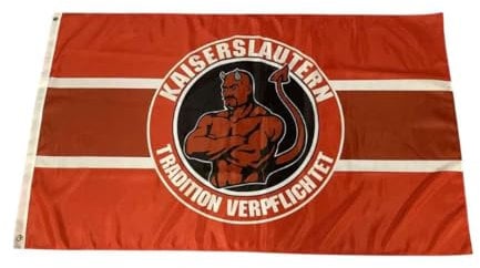 Fahne Kaiserslautern - Tradition verpflichtet, 90x150 cm, Flagge, Banner