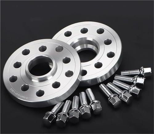 AXTAZS Auto Spurverbreiterungen Kompatibel Mit Skoda Für Octavia Auto-Rad-Distanzstück-Adapter Hubcentric-Rad-Distanzstück-Rad-Felgen-Distanzstücke PCD 5x100 5x112 CB 57,1 12/15/20mm(2PCS 12mm)