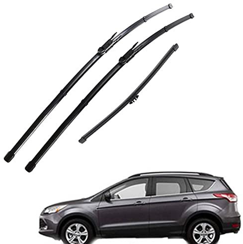 ZWXHN Para Ford para Kuga MK2 para Escape MK3 2012 2013 2014 2015 2016 2017 2018 2019 Juego Escobillas Limpiaparabrisas Delanteras Y Traseras para Automóviles 28 28 11