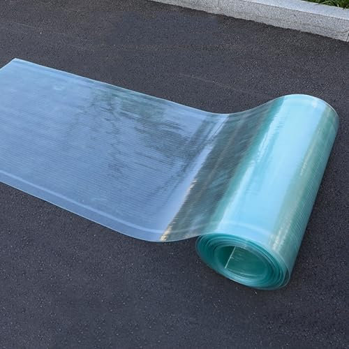 Panneau de toiture en Polycarbonate Transparent, 1,2 mm, Anti-UV, Anti-Pluie, éclairage Naturel, abri de Jardin de Remplacement pour serres et abris Auto, 0,5 m x 20 m