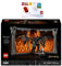 BRICKCOMPLETE Lego 10367 Le Seigneur des Anneaux : Serre-livres Balrog et lettre de première année avec tampon spécial Édition Lego 90 ans