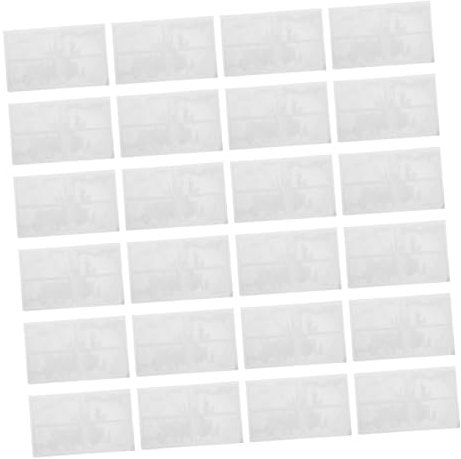 VINTORKY 40 Stück Selbstklebende Etikettenhalter für Karteikarten für Regale Aufbewahrungskörbe und Transparent und Robust