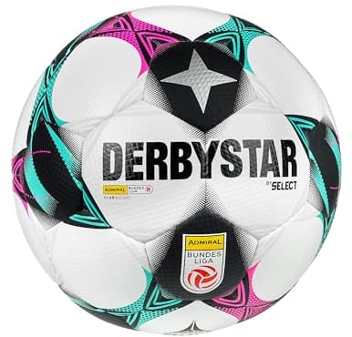 Derbystar Austria Admiral Bundesliga Club S-Light v25 Trainingsball Weiß weissschwarz, 4 Ohne Geschlecht