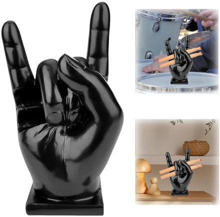 LANZLC Drumstick Halter, Schlagzeug Zubehör, Creative Rock Hand, Drumstick Holder Hand Drum Sticks Halter, Kreativer Trommelstick Halter, Decoration Drumstick Stand, Geschenke für Schlagzeuger