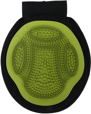 Pet Bath Brush, Dog Shower Grooming Glove, 9,21 x 7,24 Zoll Soft Cleaning Scrubber, geeignet für lange Kurzhaare, ergonomisches Design, nicht rutschendes Design für Zuhause, Bad, Reisen, Indoor Katzen