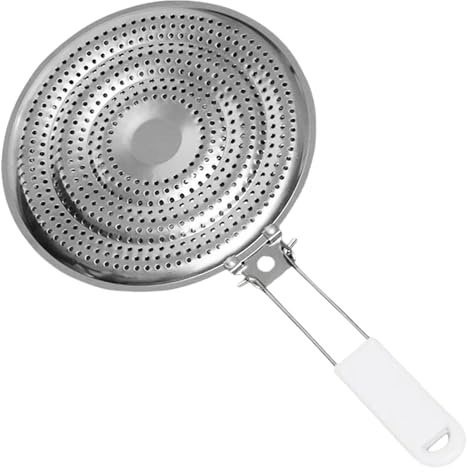 Küche Gasherd Wärme Diffusor Plat - Edelstahl -Wärmediffusor Für Herd | Mehrzweckflammenwächter Suchplatte | Wärme Reduzierer Zum Kochen | Benutzerfreundlicher Top-Beschützer Für Glas, Gas