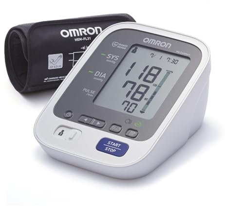 OMRON Healthcare M6 Comfort Misuratore Pressione Sanguigna da Braccio, Tecnologia IWC per una Misurazione Precisa in Qualsiasi Punto del Braccio, Memoria fino a 200 Misurazioni