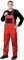 REIS MMSCB_58 Multi Master Salopette de protection pour homme, salopette de travail pour homme, rouge/noir, 58 tailles
