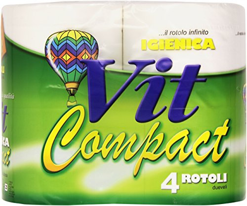 Vit – Papier toilette en ouate de pure cellulose – 4 rouleaux