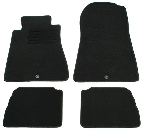 AD Tuning HG1509 Velours Fußmatten Set (4-teilig) Schwarz Passform Autoteppiche