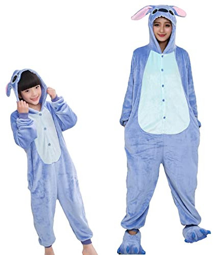 Costume de Carnaval, Halloween ou Pyjama Unisexe, Combinaison d'animal Stit-S