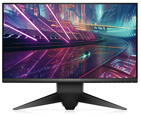 Alienware AW2518H 24.5 Inch Full HD (1920 x 1080) Gaming Monitor, 240 Hz, TN, 1 ms, NVIDIA G-SYNC, DisplayPort, HDMI, USB 3.0, Adjustable Stand (Height, Pivot, Swivel, Tilt), 3 Years Warranty