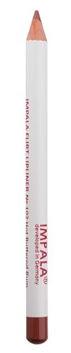 IMPALA | Lippenkonturenstift Nº 102 Heißer Rotwein lipliner | Cremiger, wasserfester Langzeit-Lippenstift | Volumen-Effekt für die Lippen | Matte Langzeit-Lippenstifte, Professionelles Make-up